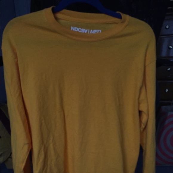 Shirts | Dark Yellow Long Sleeve Tee 